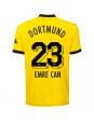 Billige Borussia Dortmund Emre Can #23 Hjemmedrakt 2023-24 Kortermet